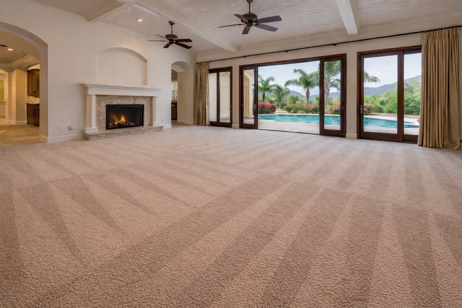 Carpet after cleaning