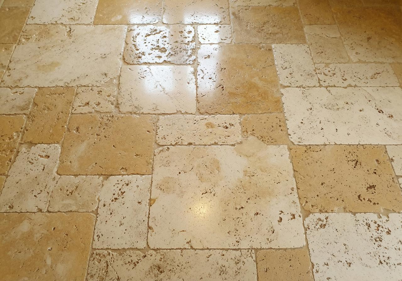 Natural stone after cleaning